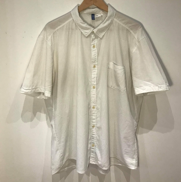 Oversized white button down shirt - Picture 2 of 7